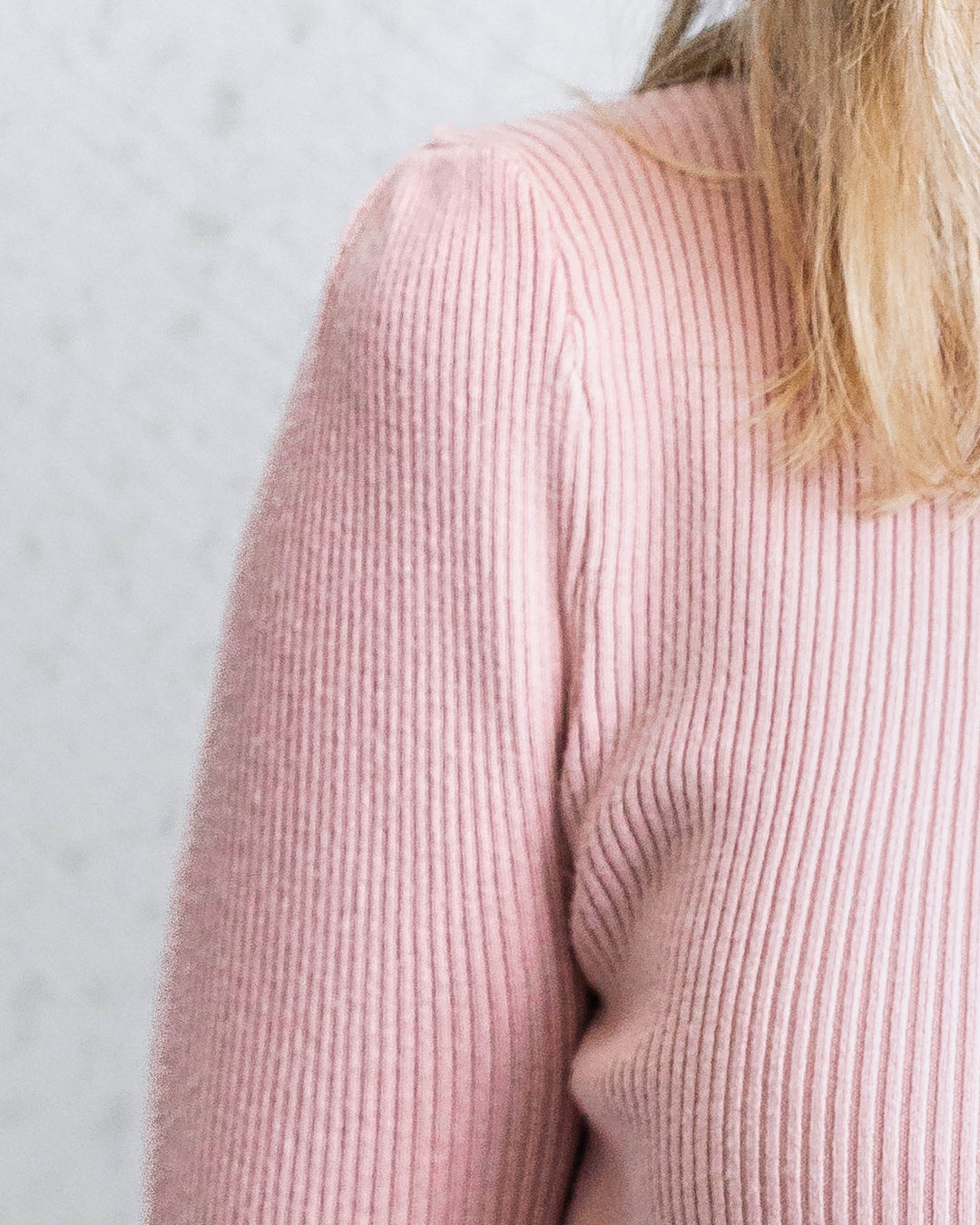 Isabella Rib Knit - Dusk Pink