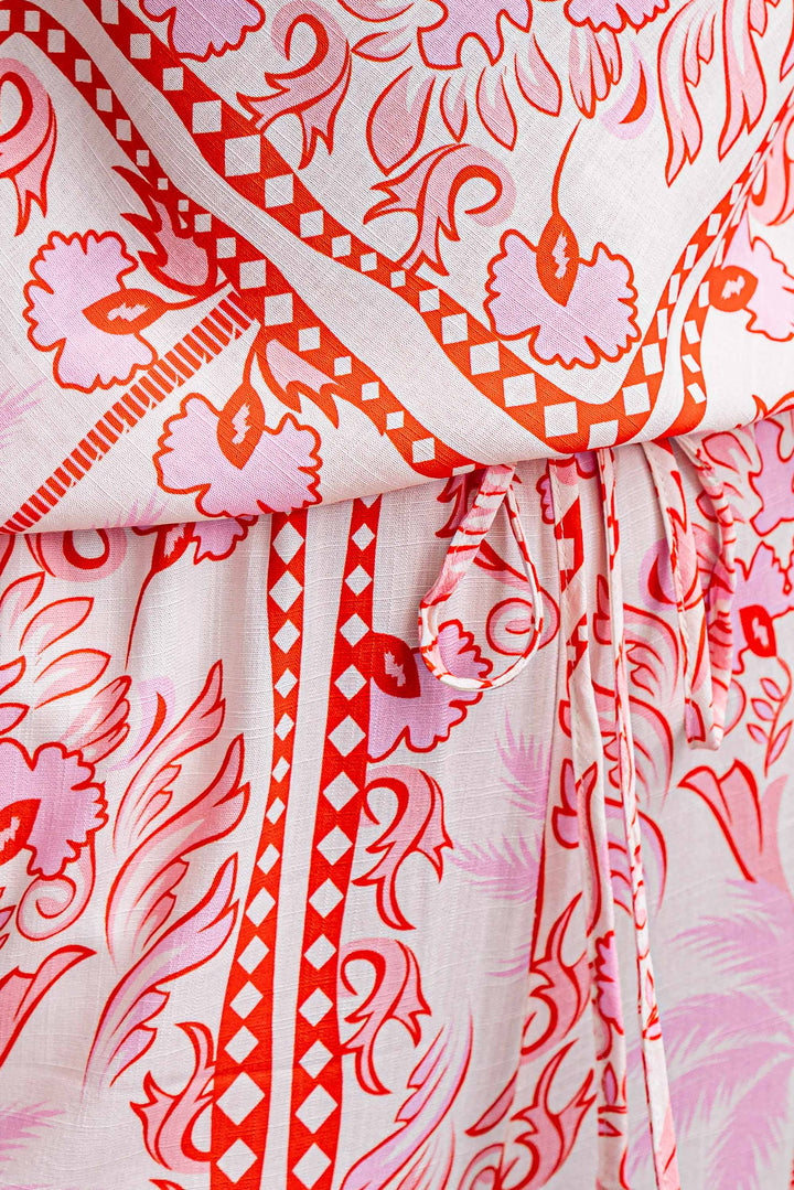 Fresco Cowl Cami - Pink/Red