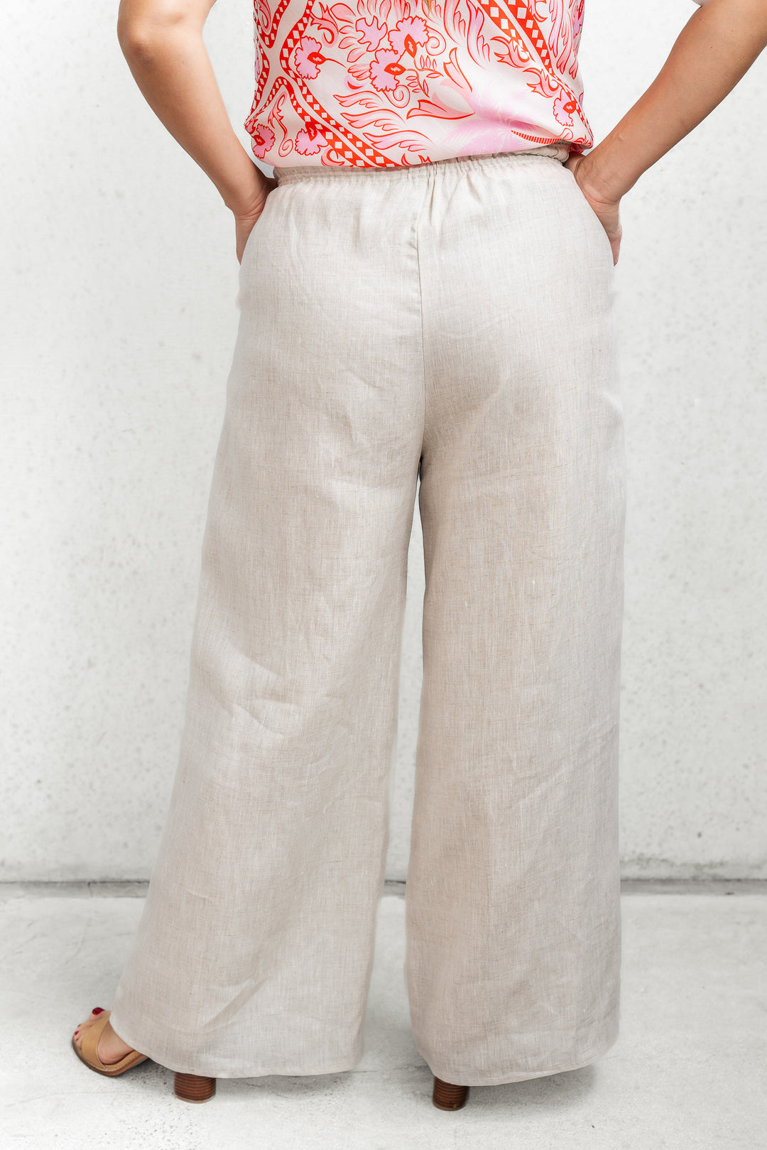 Solace Linen Pant - Oat