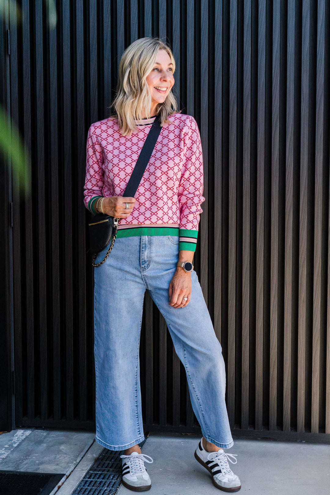 Double Chain Knit - Pink