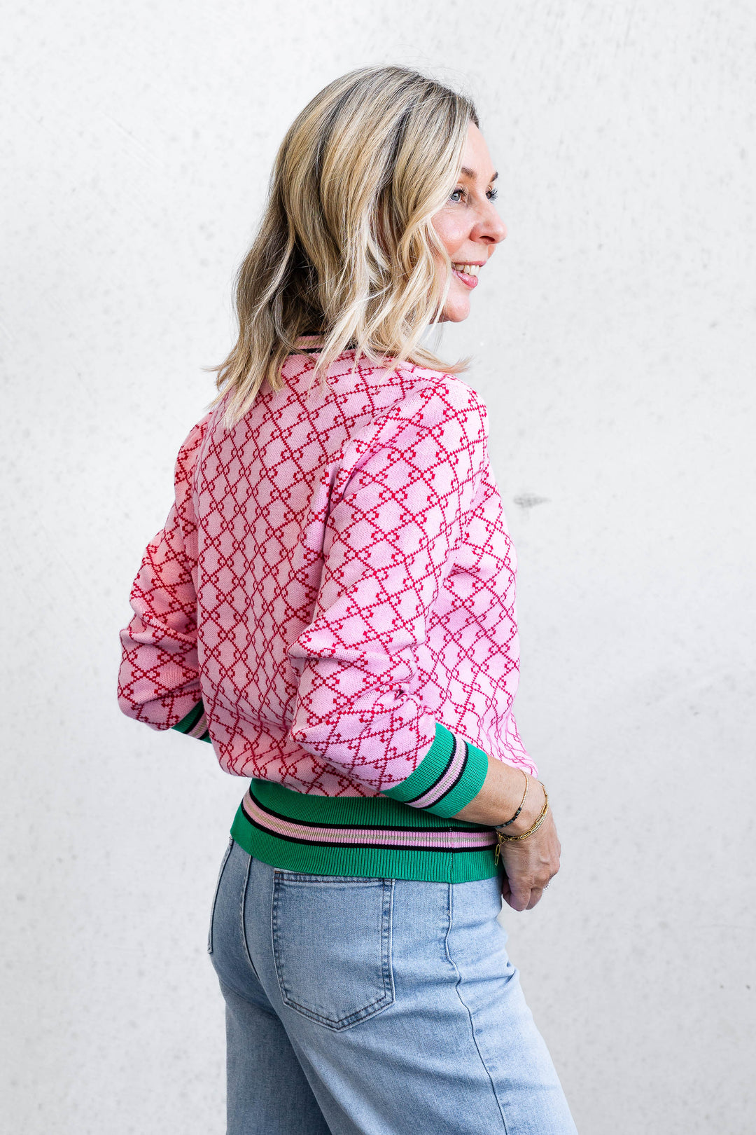 Double Chain Knit - Pink