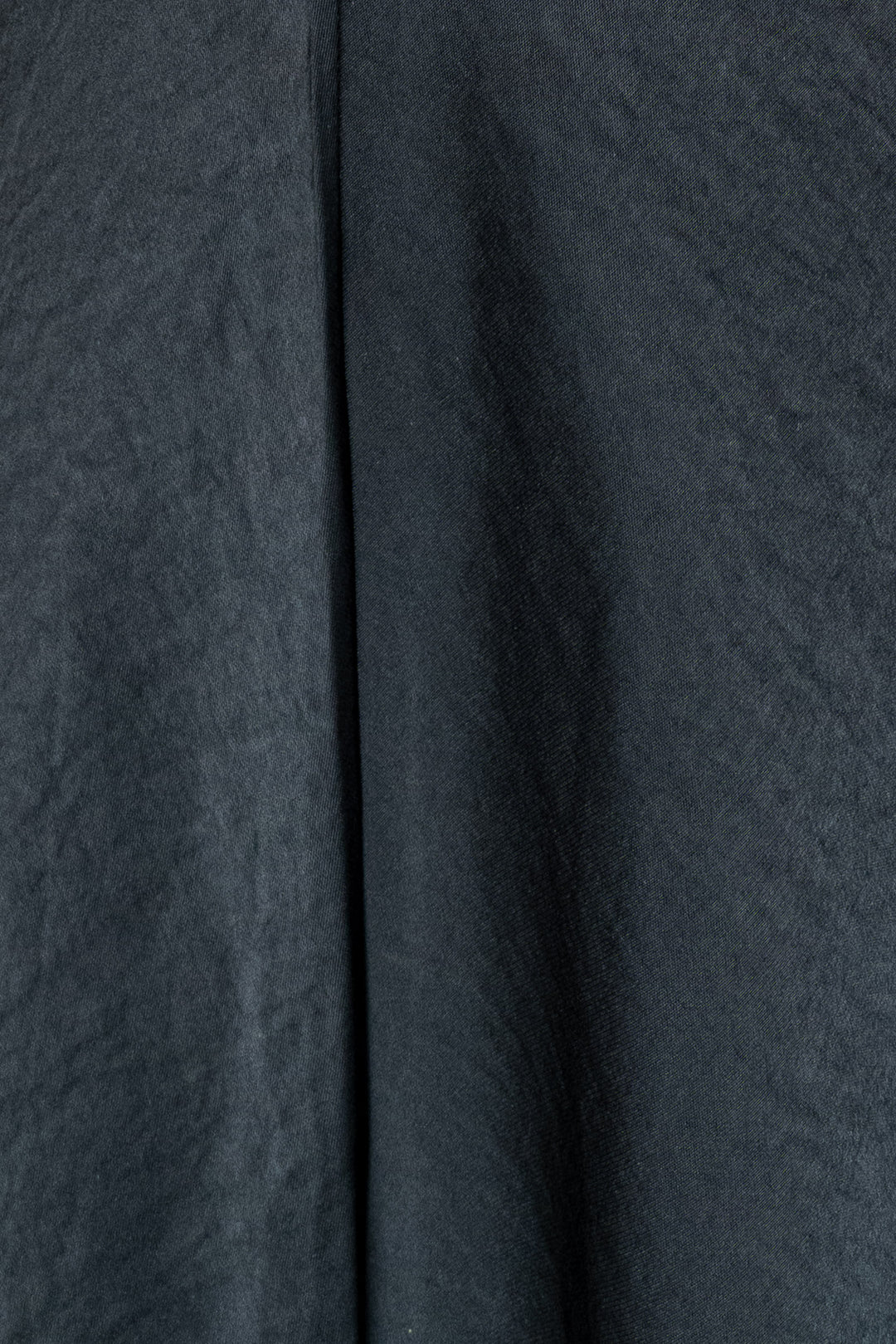 Satin Midi Skirt - Black