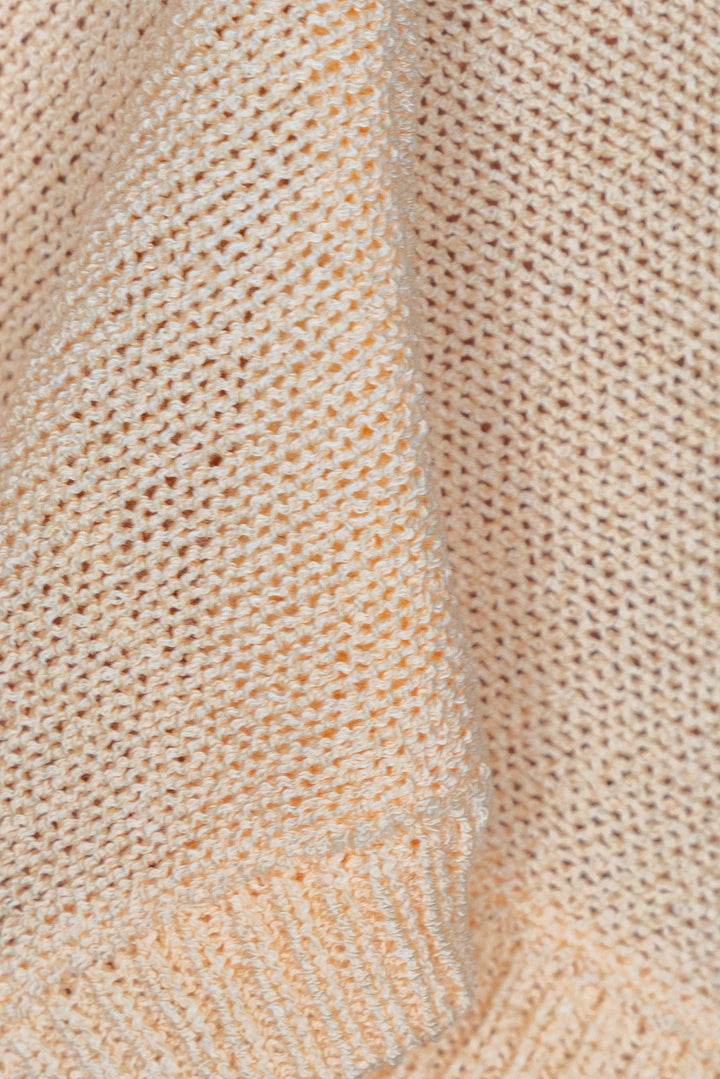 Oversized Drape Knit Top - Butter