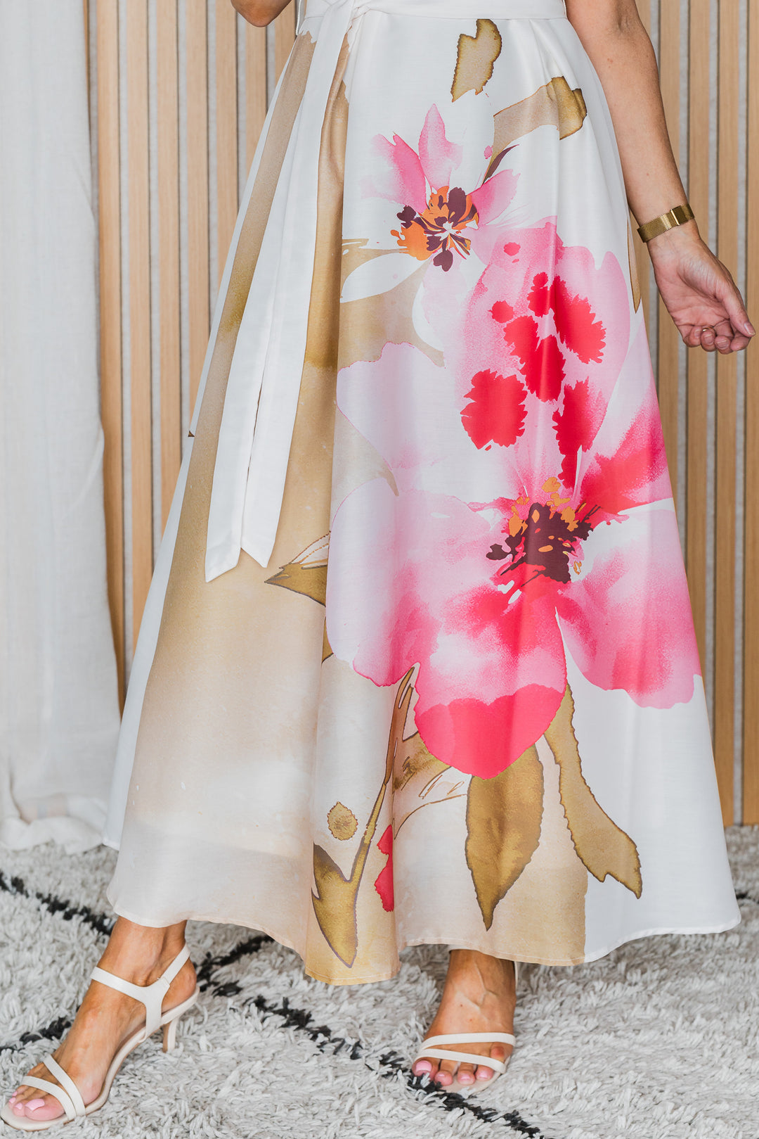 Garden Strapless Dress - Ivory