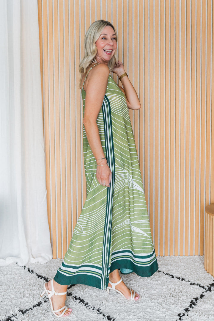 Flow State Maxi Dress - Green