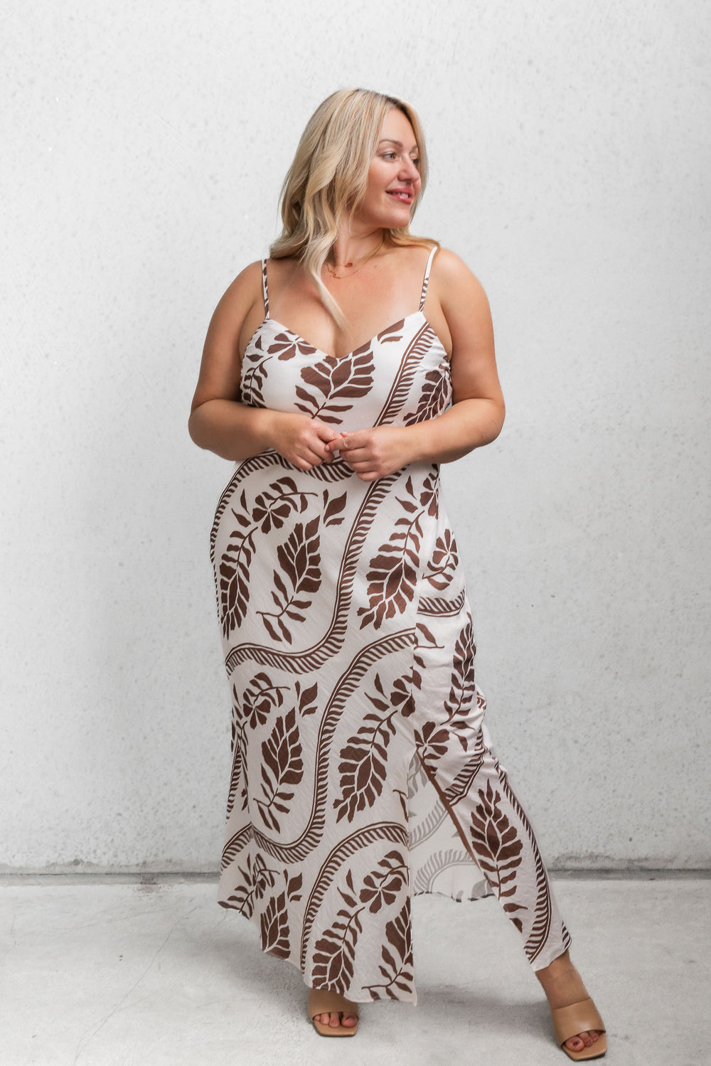 Vine Dress - Chocolate - Mabel and Woods