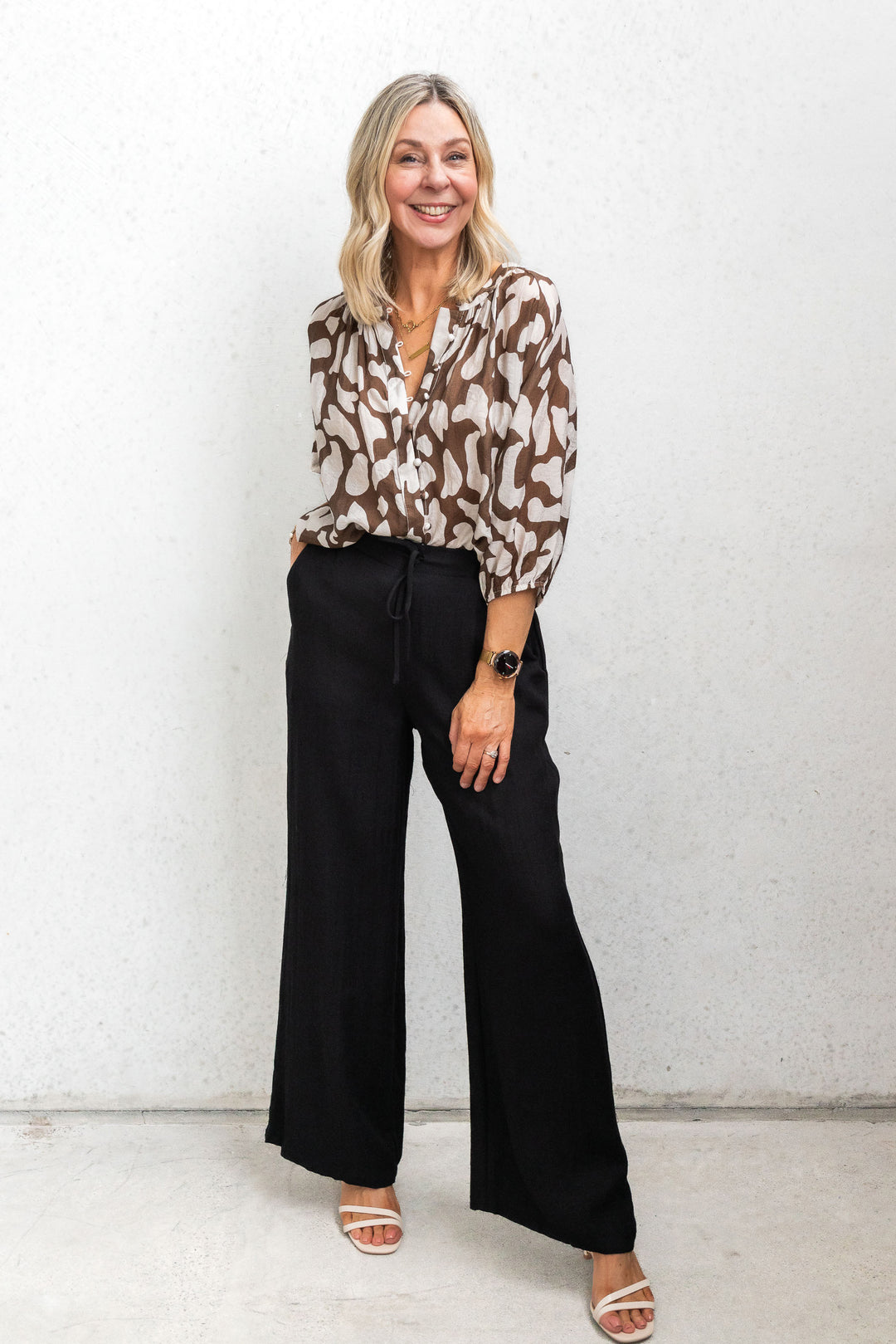 Marsa Top - Cream/Chocolate