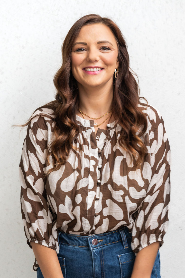 Marsa Top - Cream/Chocolate