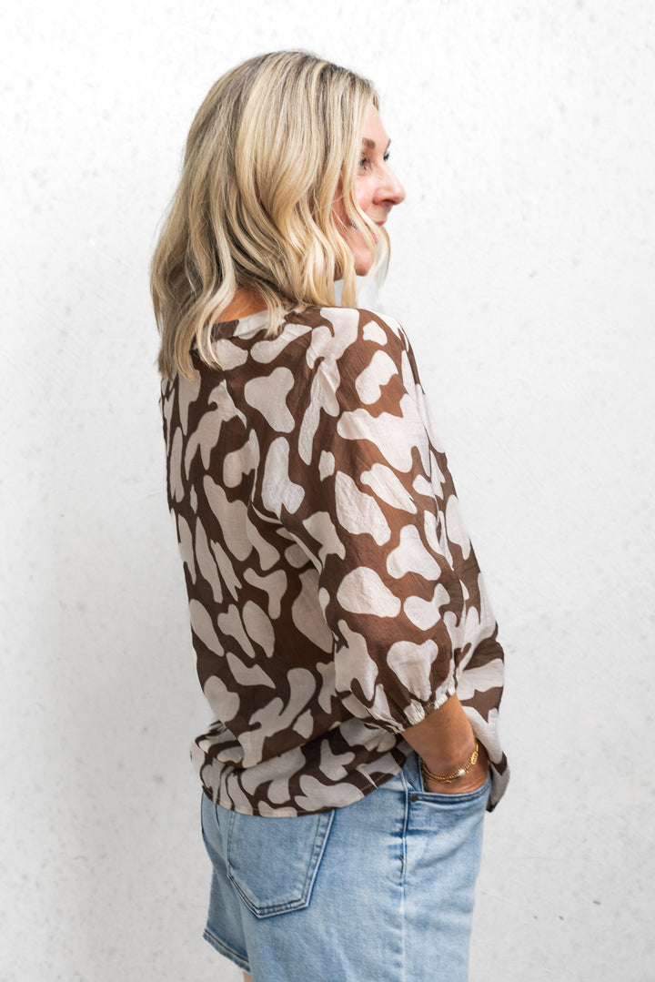 Marsa Top - Cream/Chocolate