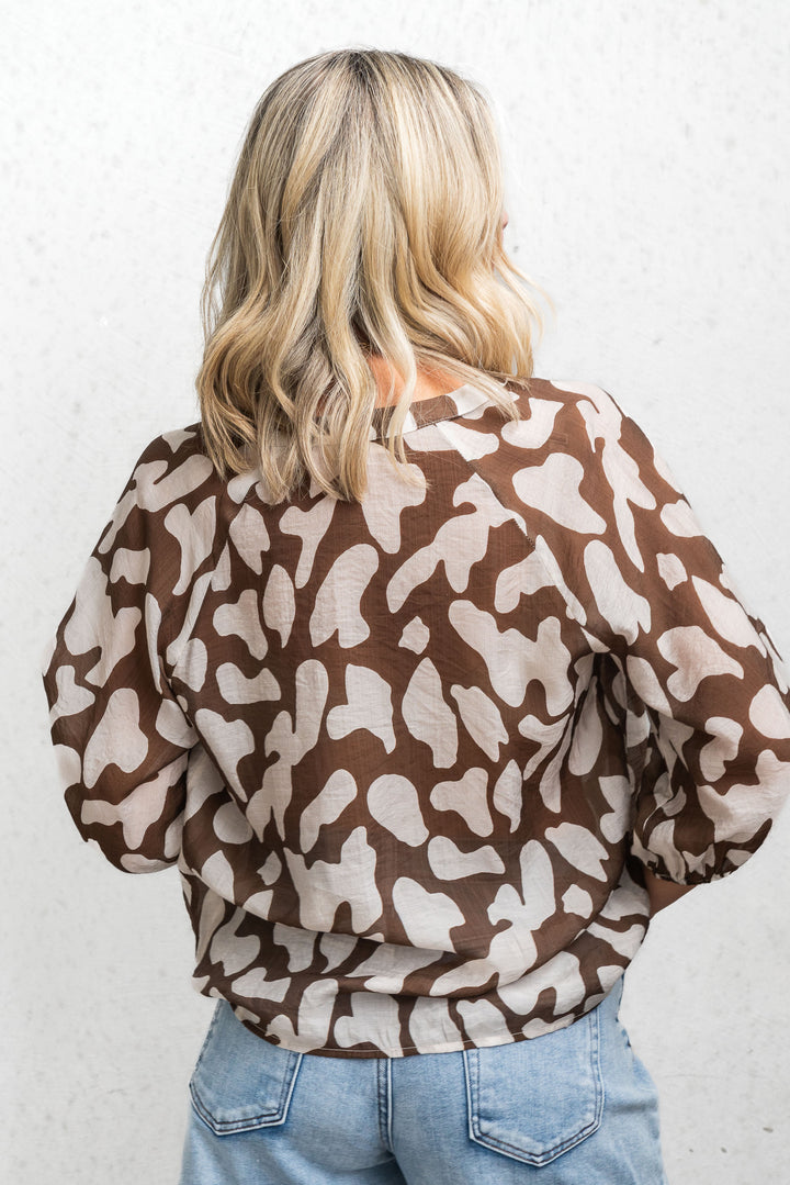 Marsa Top - Cream/Chocolate