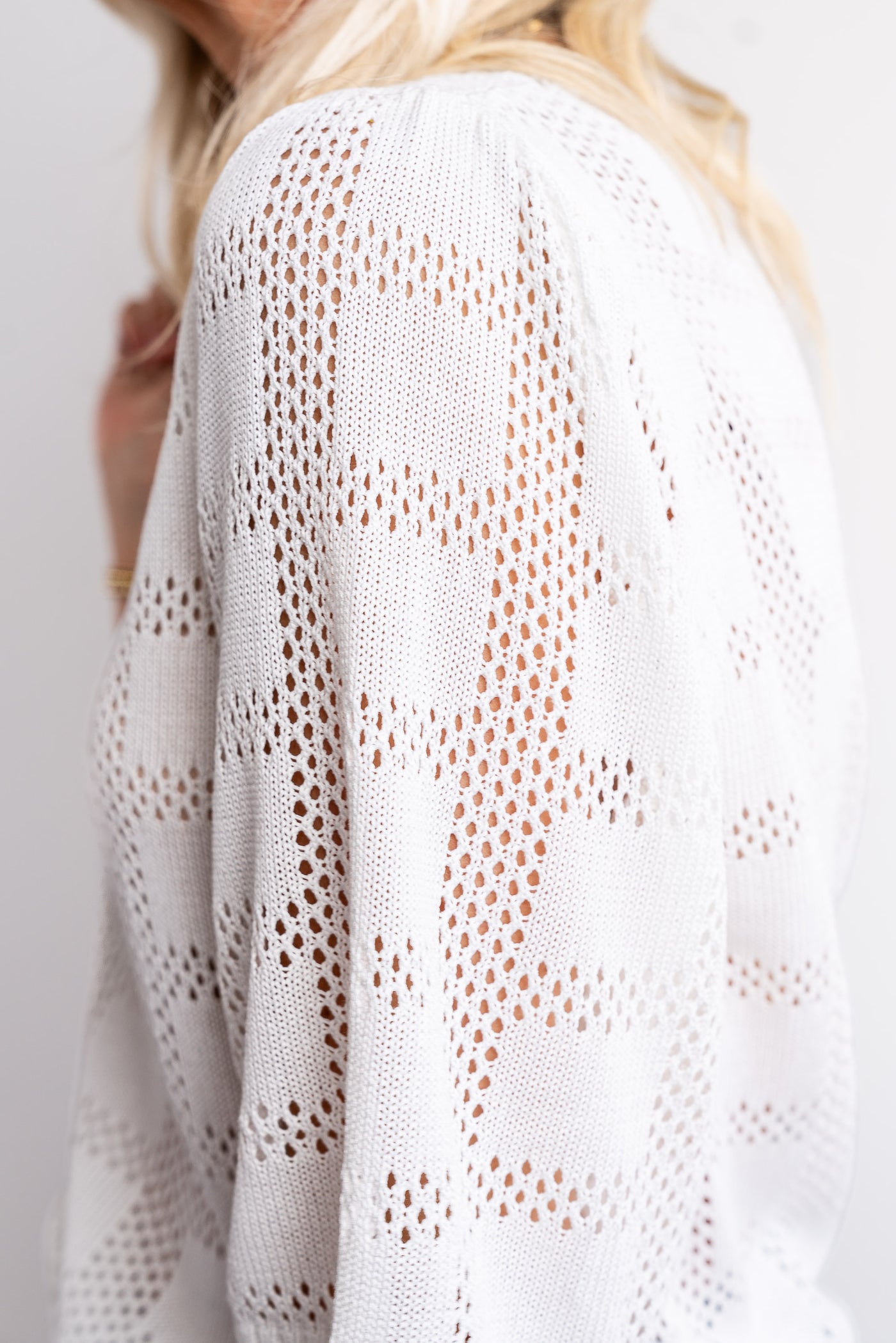 Calli Crochet Top - White