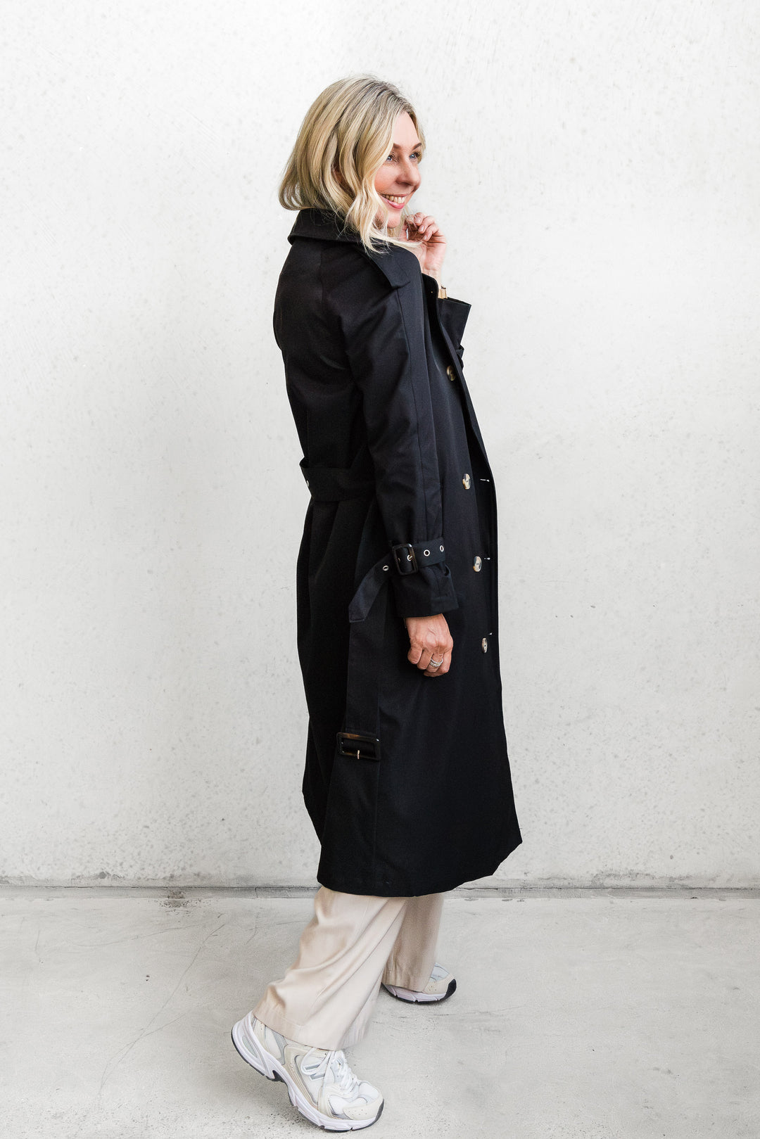 Tilly Trench Coat - Black