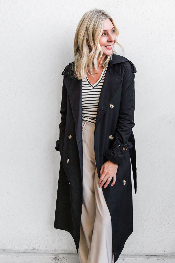 Tilly Trench Coat - Black