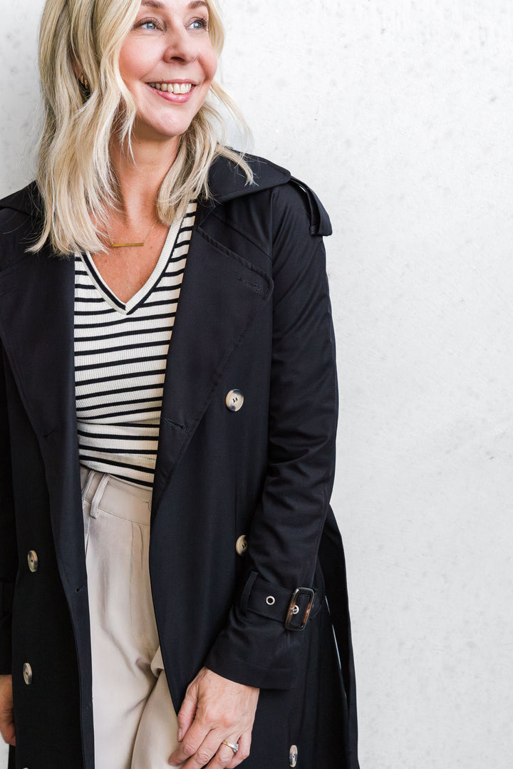 Tilly Trench Coat - Black