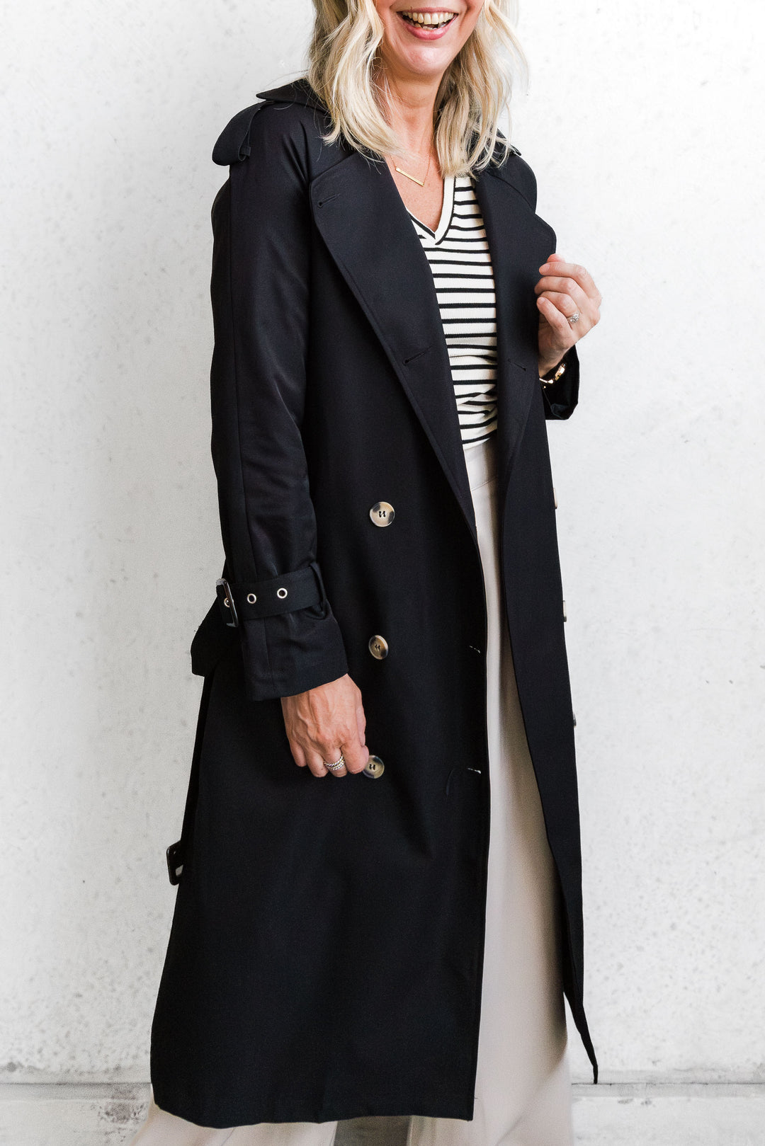 Tilly Trench Coat - Black