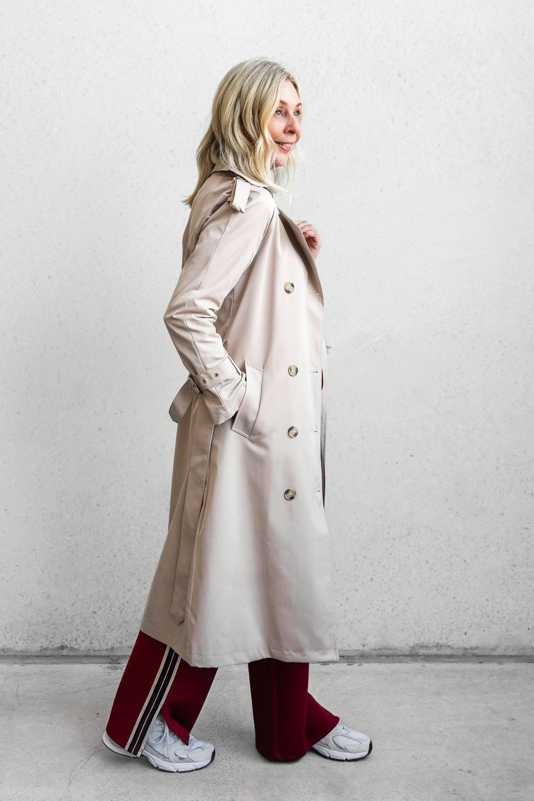 Tilly Trench Coat - Natural