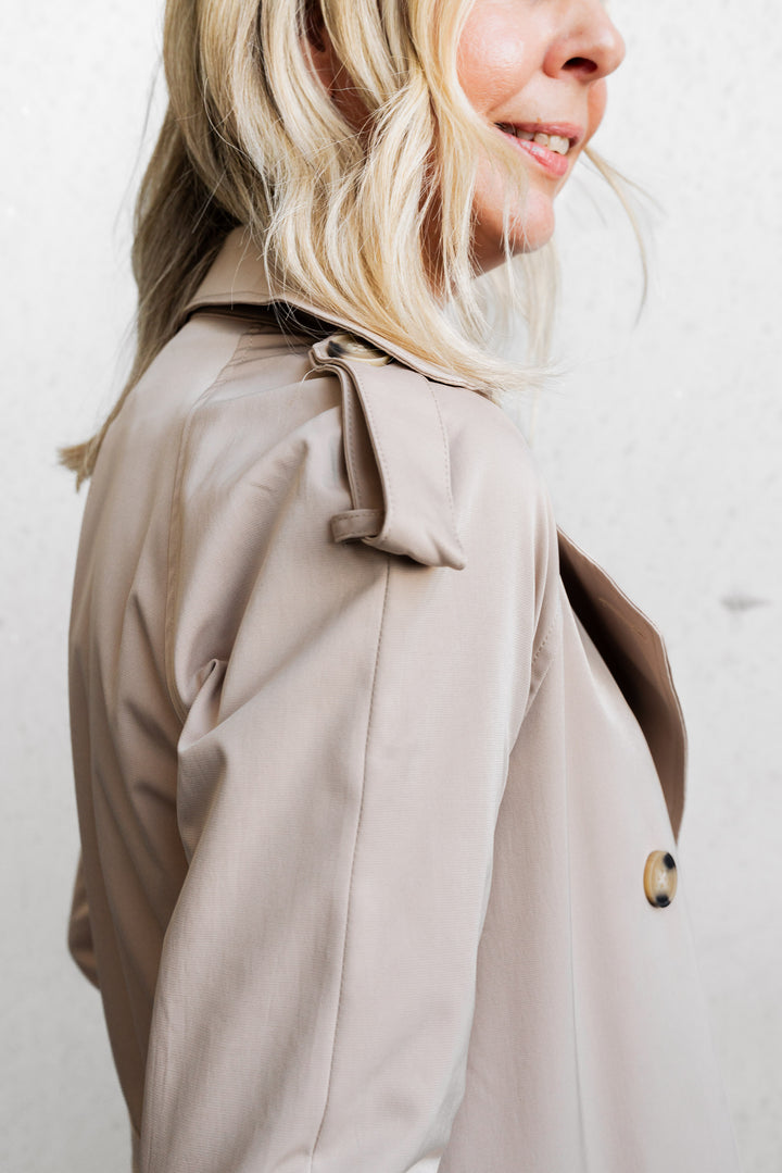 Tilly Trench Coat - Natural