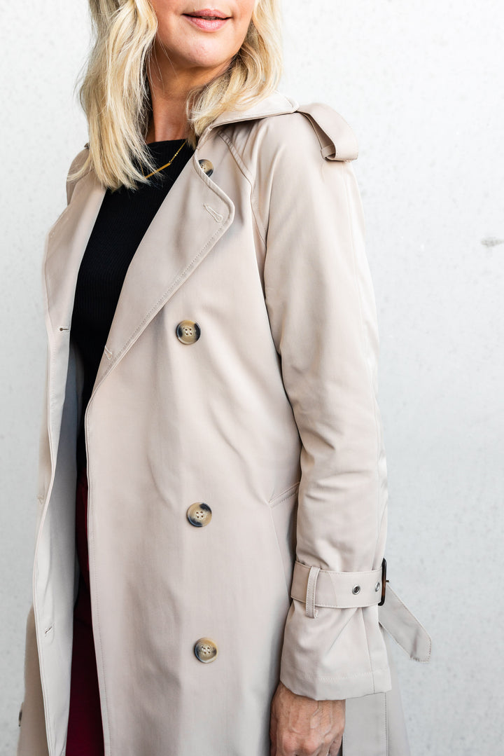 Tilly Trench Coat - Natural
