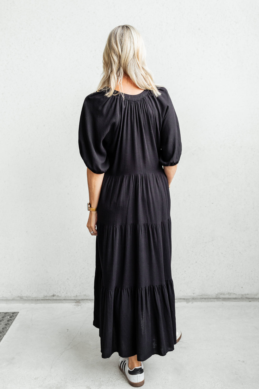 Addison Tunic Dress - Black