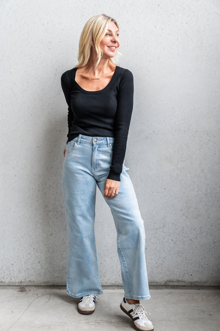 Freya Knit - Black - Mabel and Woods