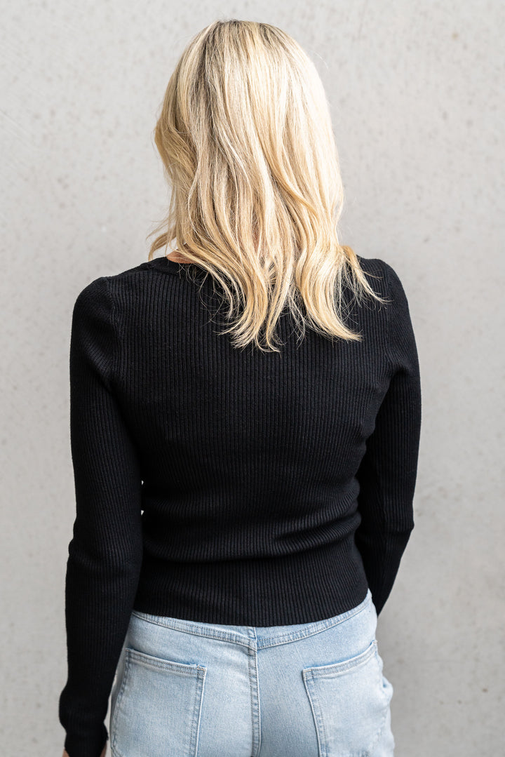 Freya Knit - Black - Mabel and Woods