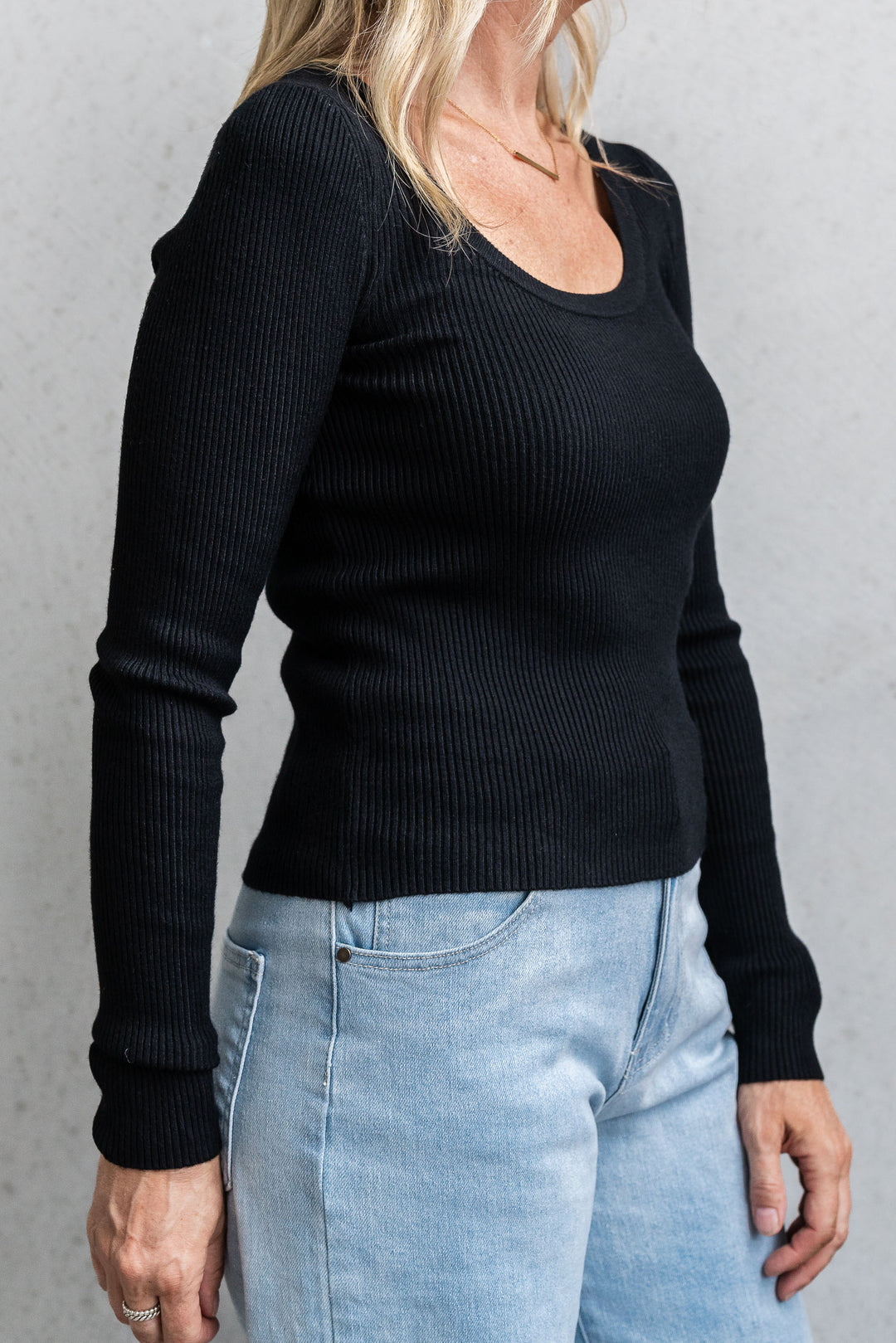 Freya Knit - Black - Mabel and Woods
