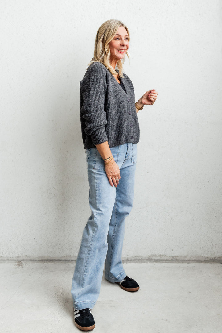 Grace Cardi - Charcoal
