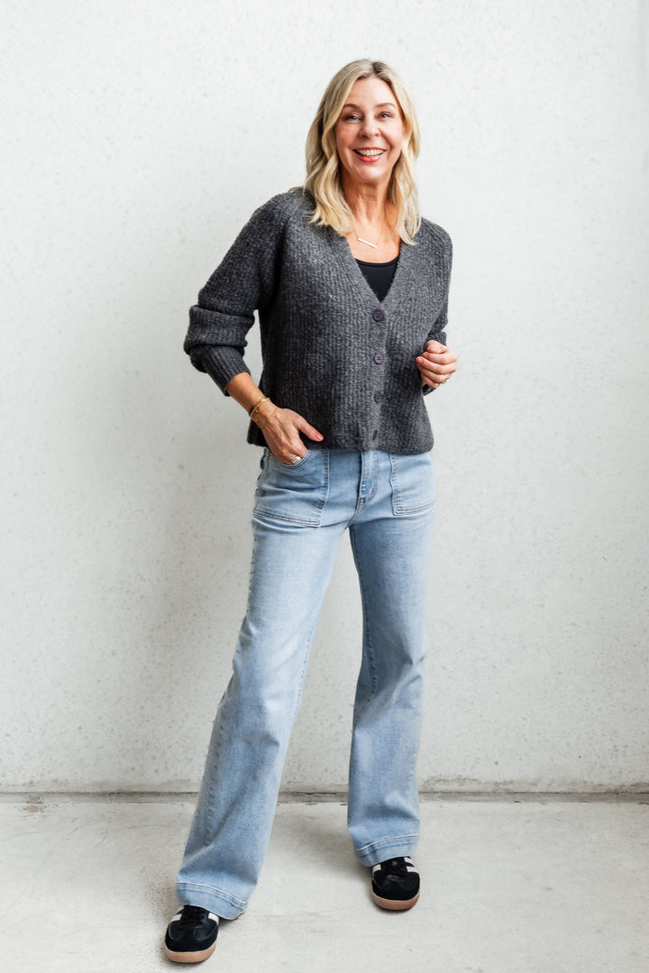 Grace Cardi - Charcoal