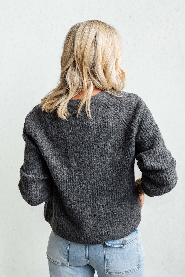 Grace Cardi - Charcoal