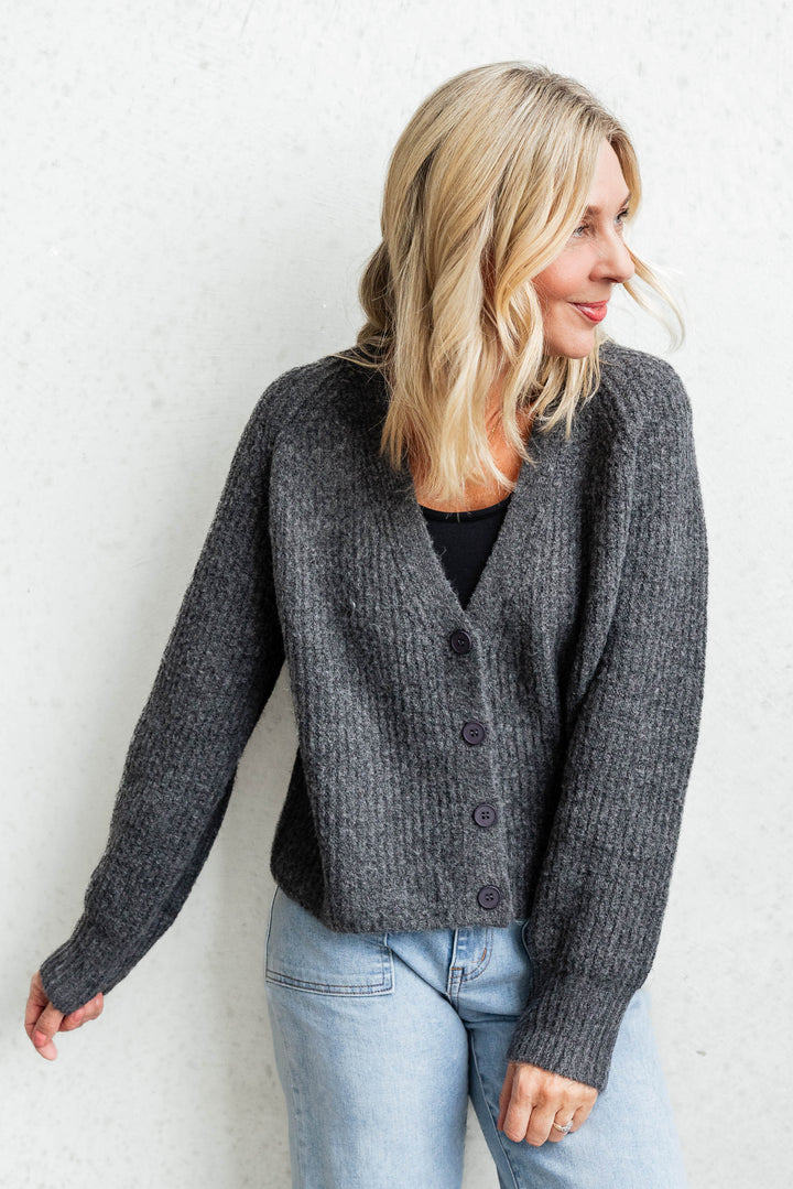 Grace Cardi - Charcoal