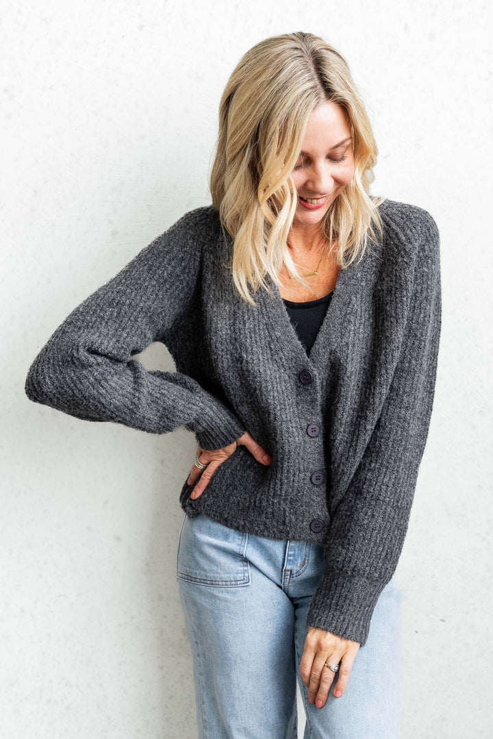 Grace Cardi - Charcoal
