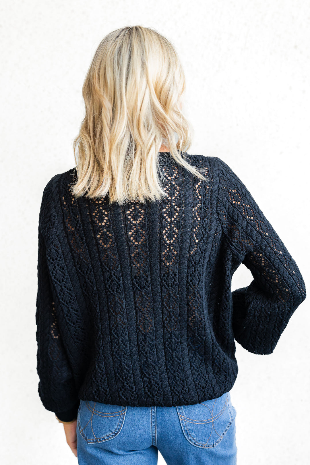 Lacey Knit - Black