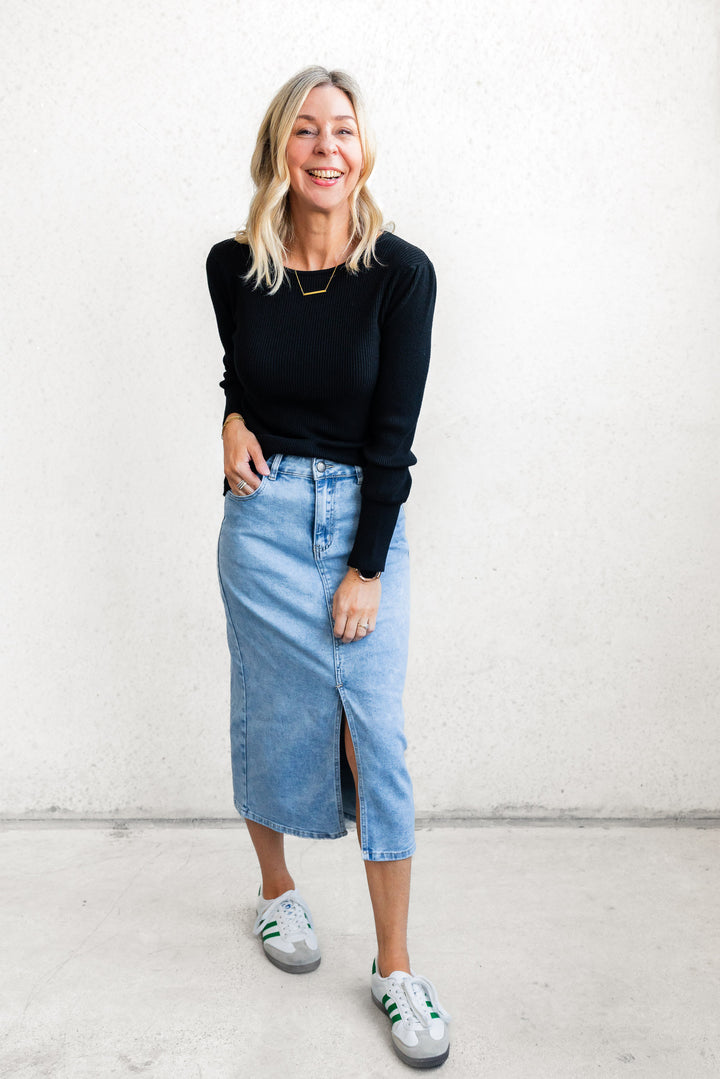 Jenson Denim Skirt - Blue