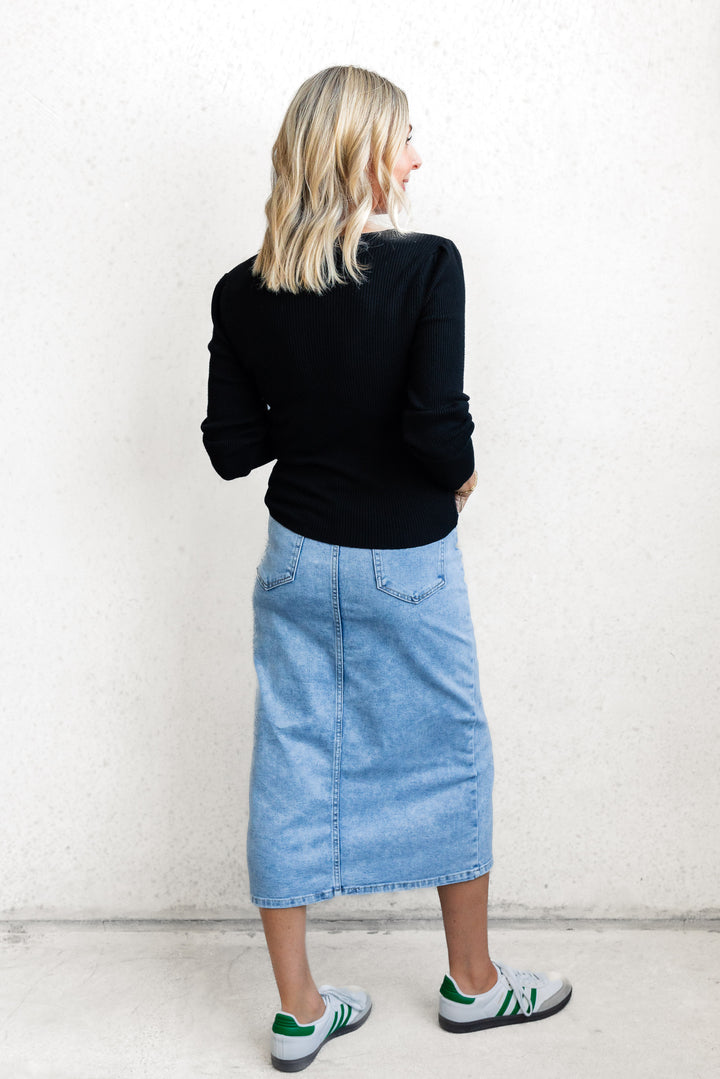 Jenson Denim Skirt - Blue