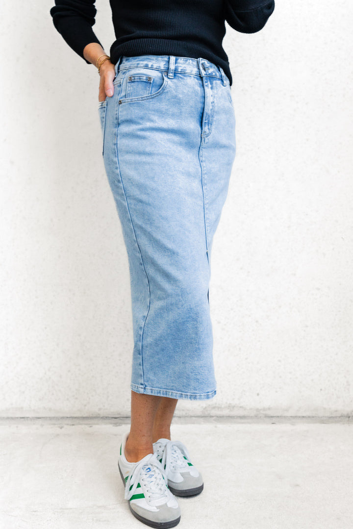 Jenson Denim Skirt - Blue