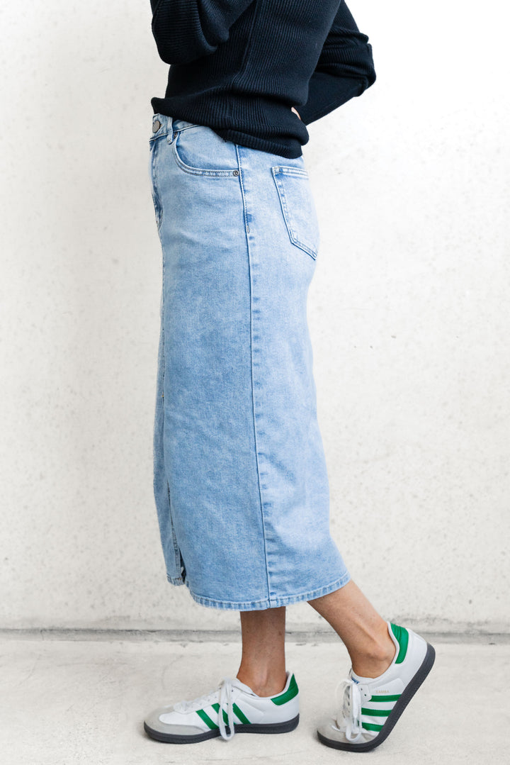 Jenson Denim Skirt - Blue