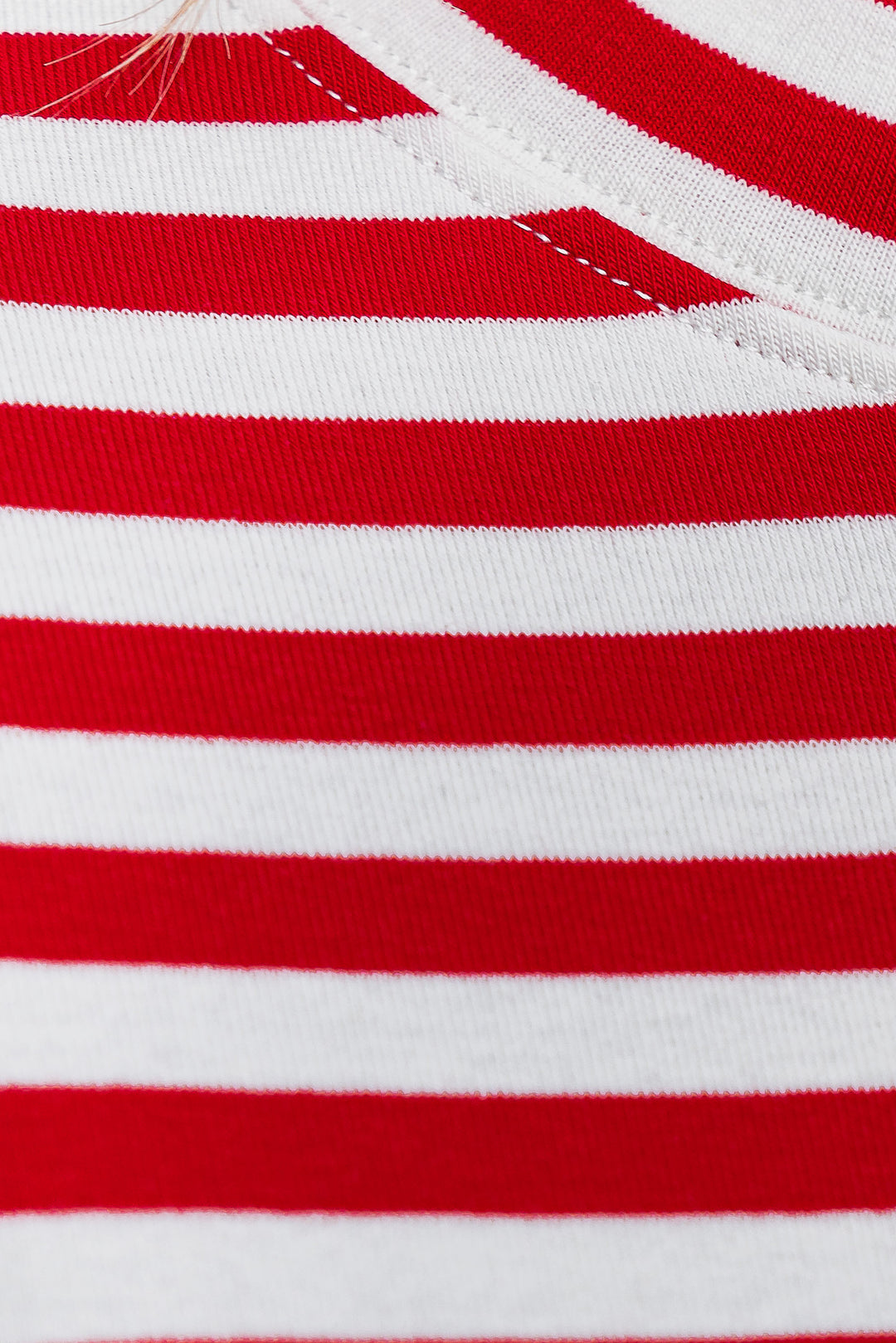 Riot Stripe Tee - Red - Mabel and Woods