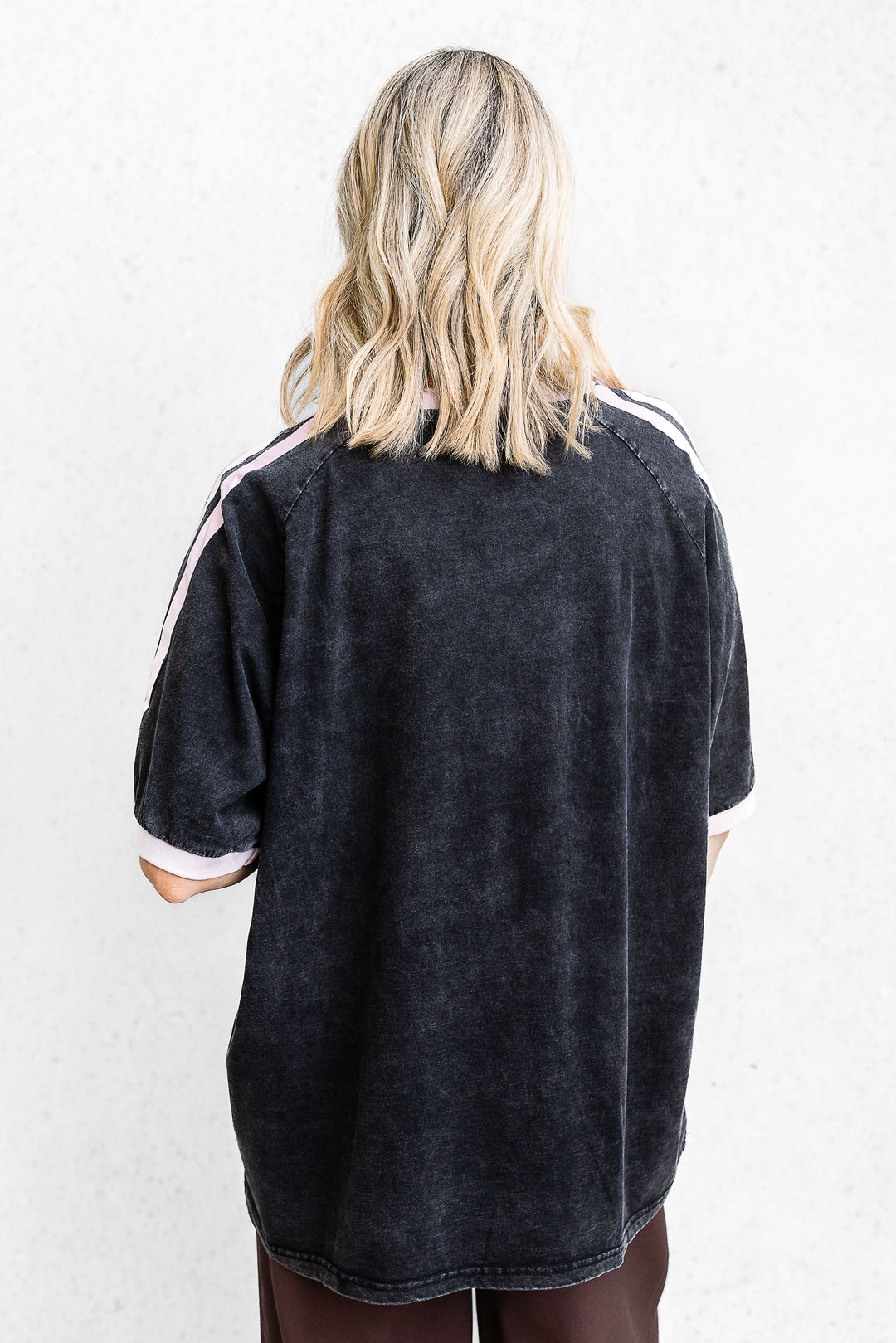 Mermaid Aperol Club Tee - Washed Black - Mabel and Woods