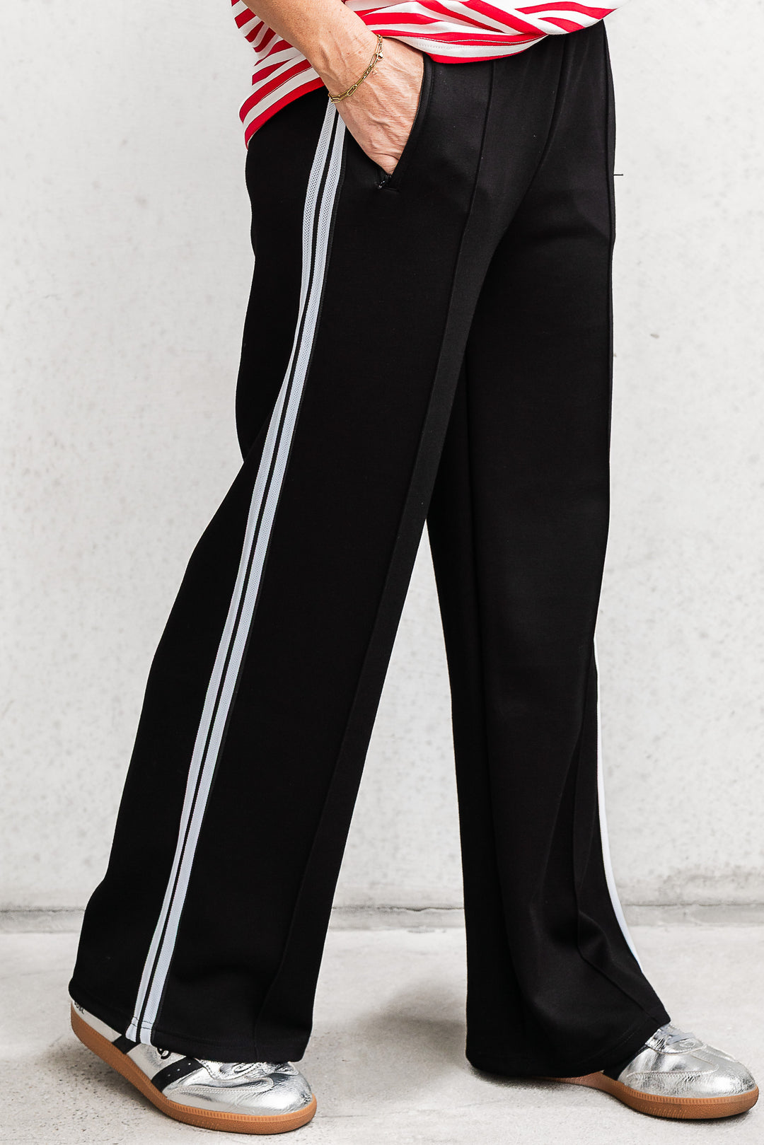 Racer Pant - Black/White