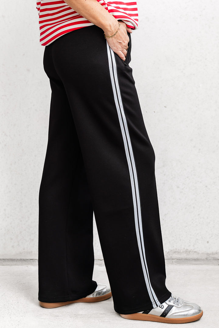 Racer Pant - Black/White