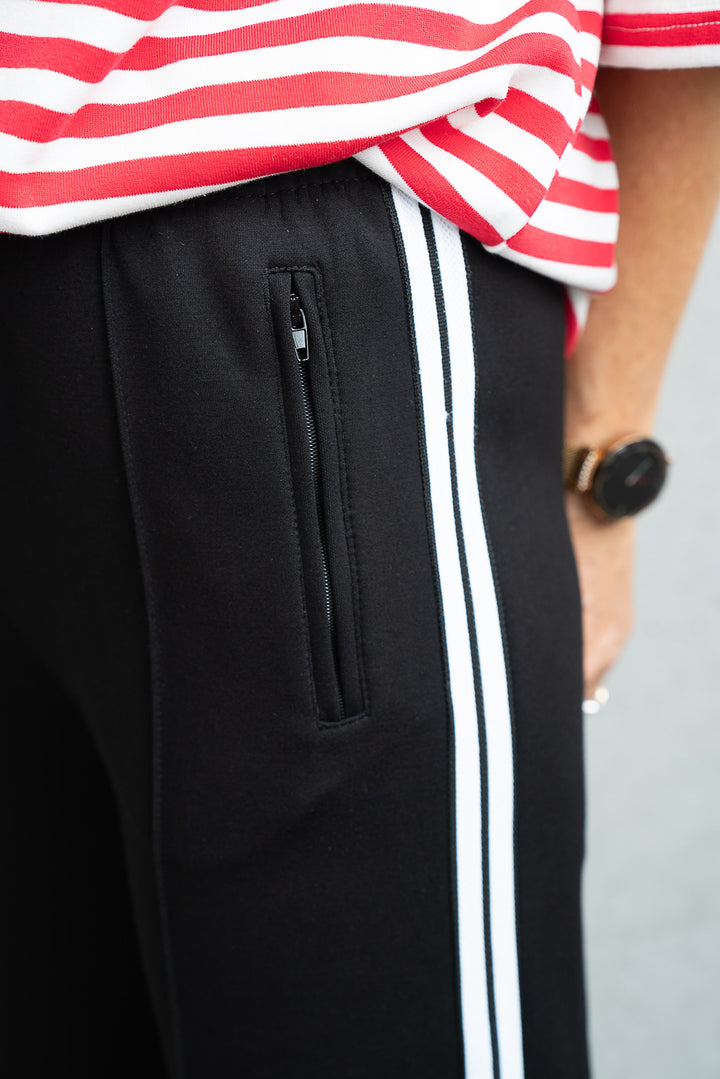 Racer Pant - Black/White