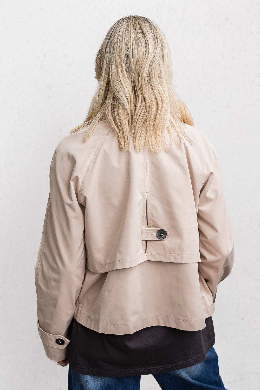 Mason Short Trench - Beige