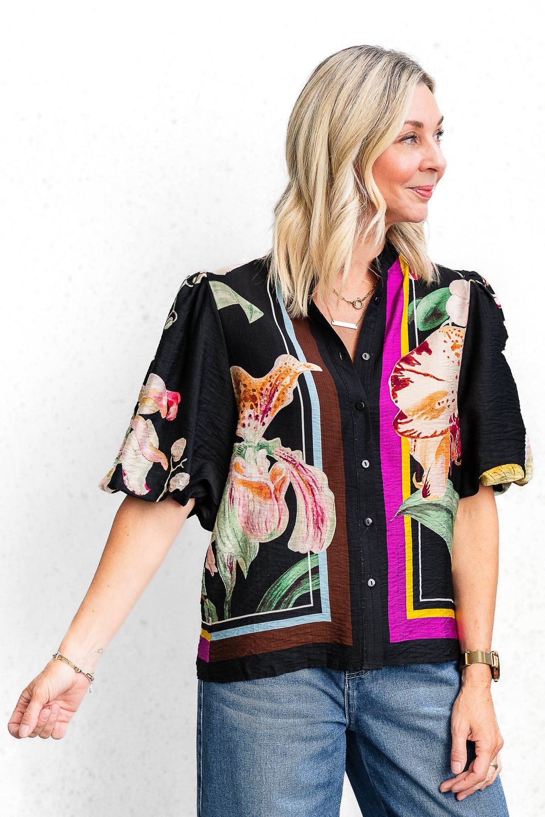 Black Lily Shirt - Mabel and Woods