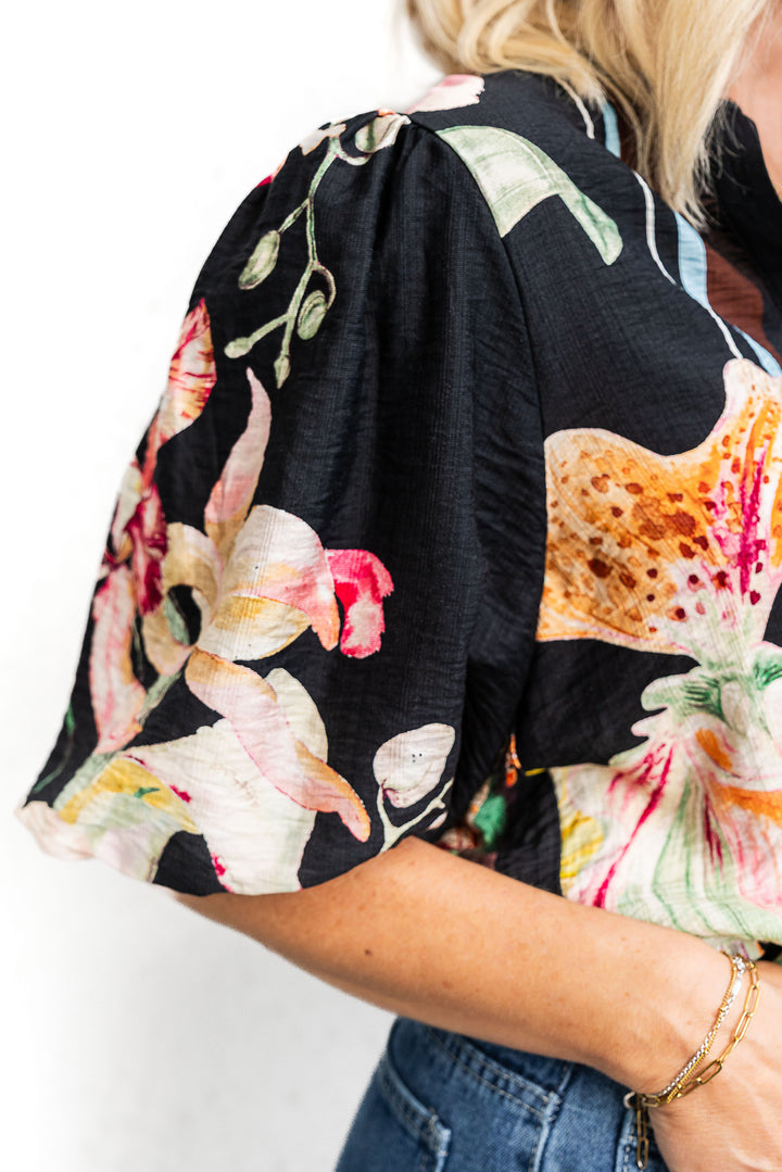 Black Lily Shirt - Mabel and Woods