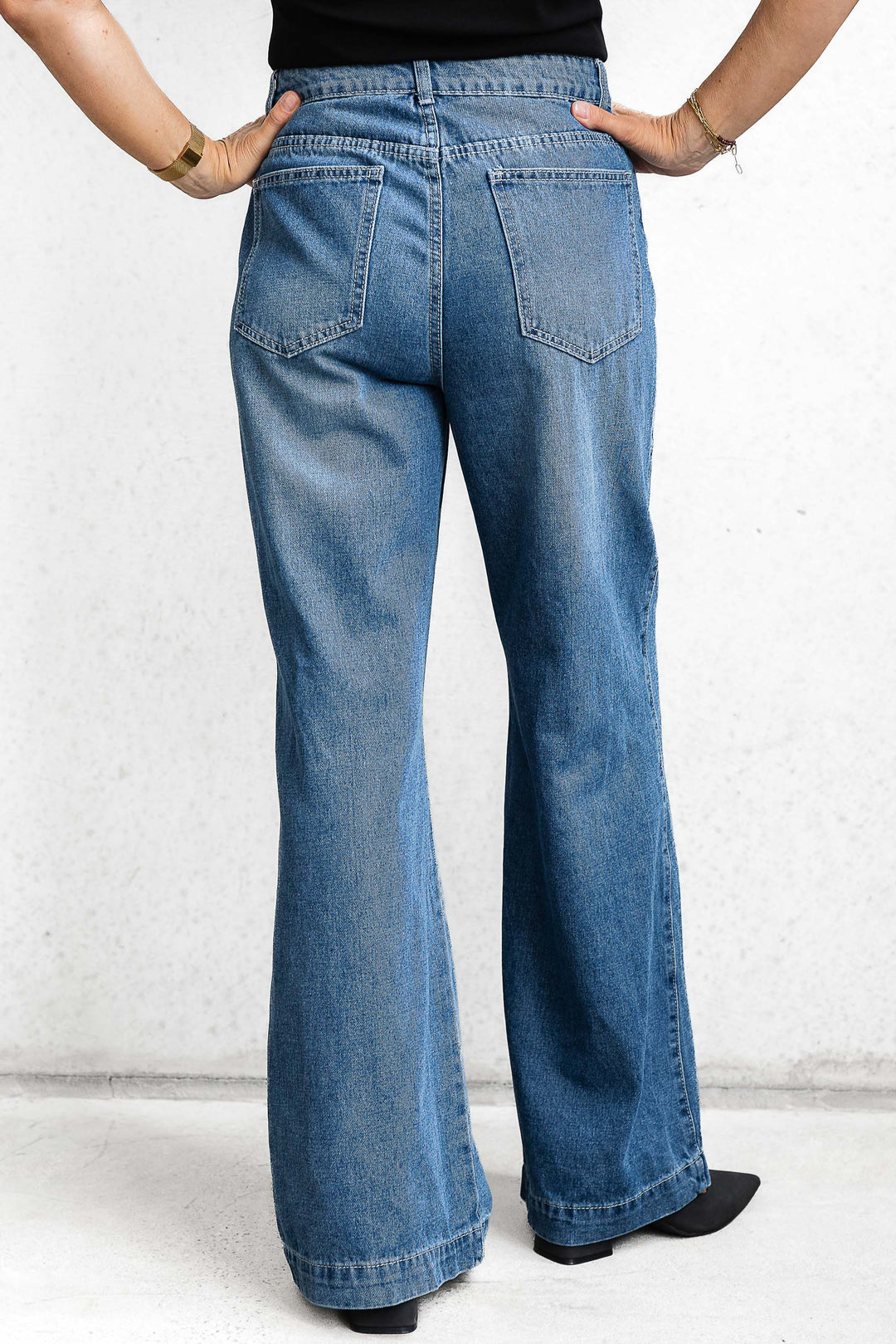 Greer Wide Leg Cuff Jean