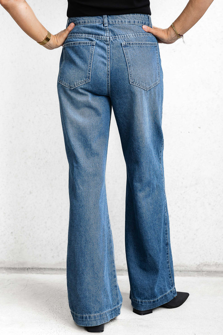 Greer Wide Leg Cuff Jean