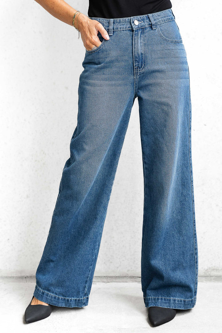Greer Wide Leg Cuff Jean