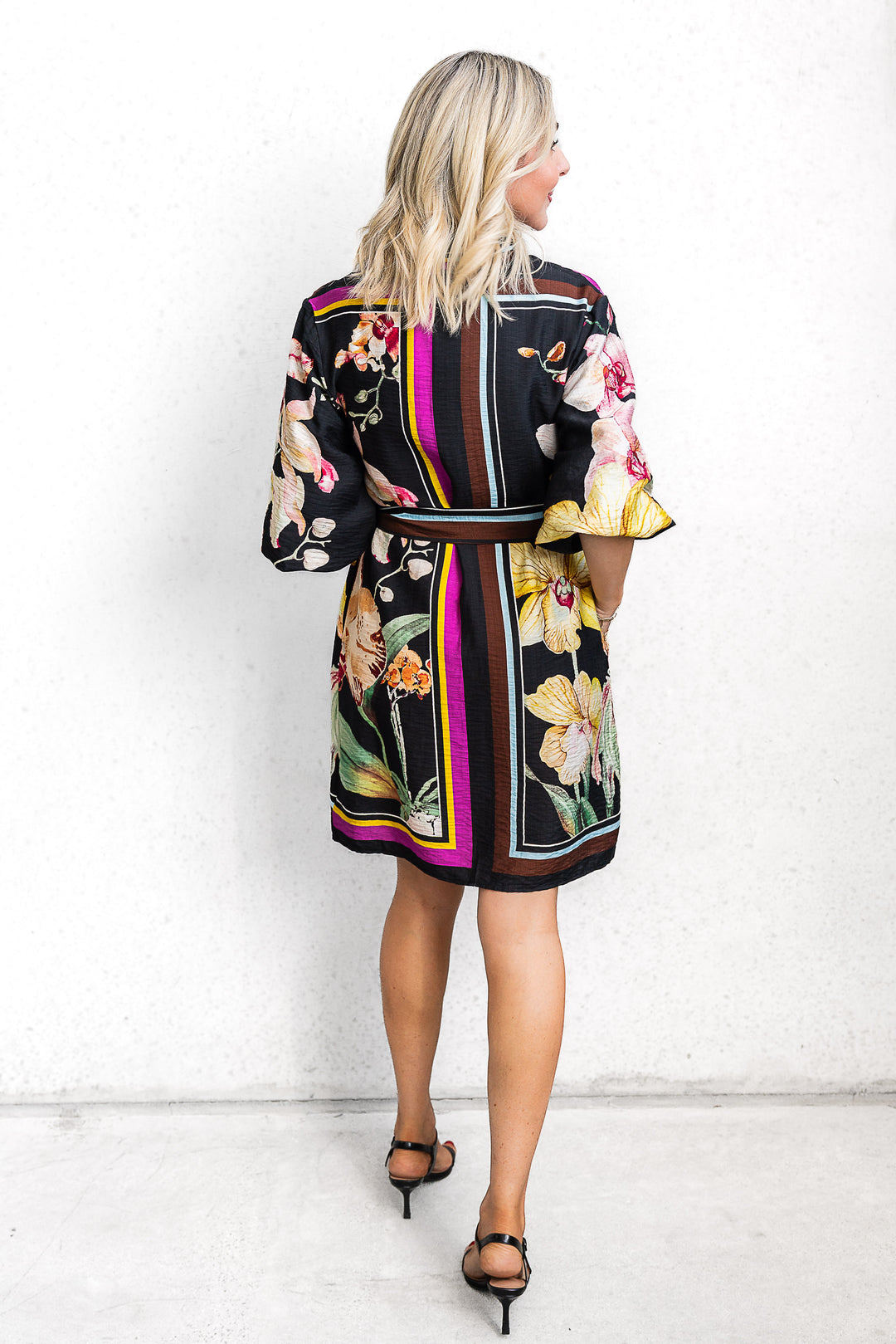 Black Lily Tie Dress - Mabel and Woods