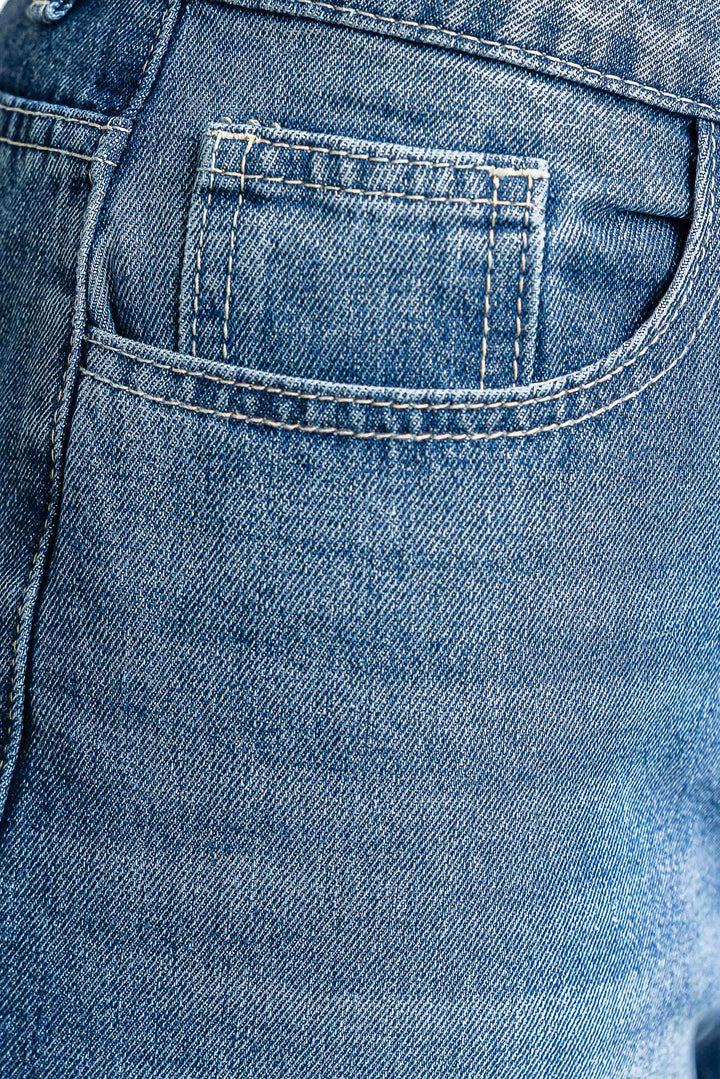 Greer Wide Leg Cuff Jean