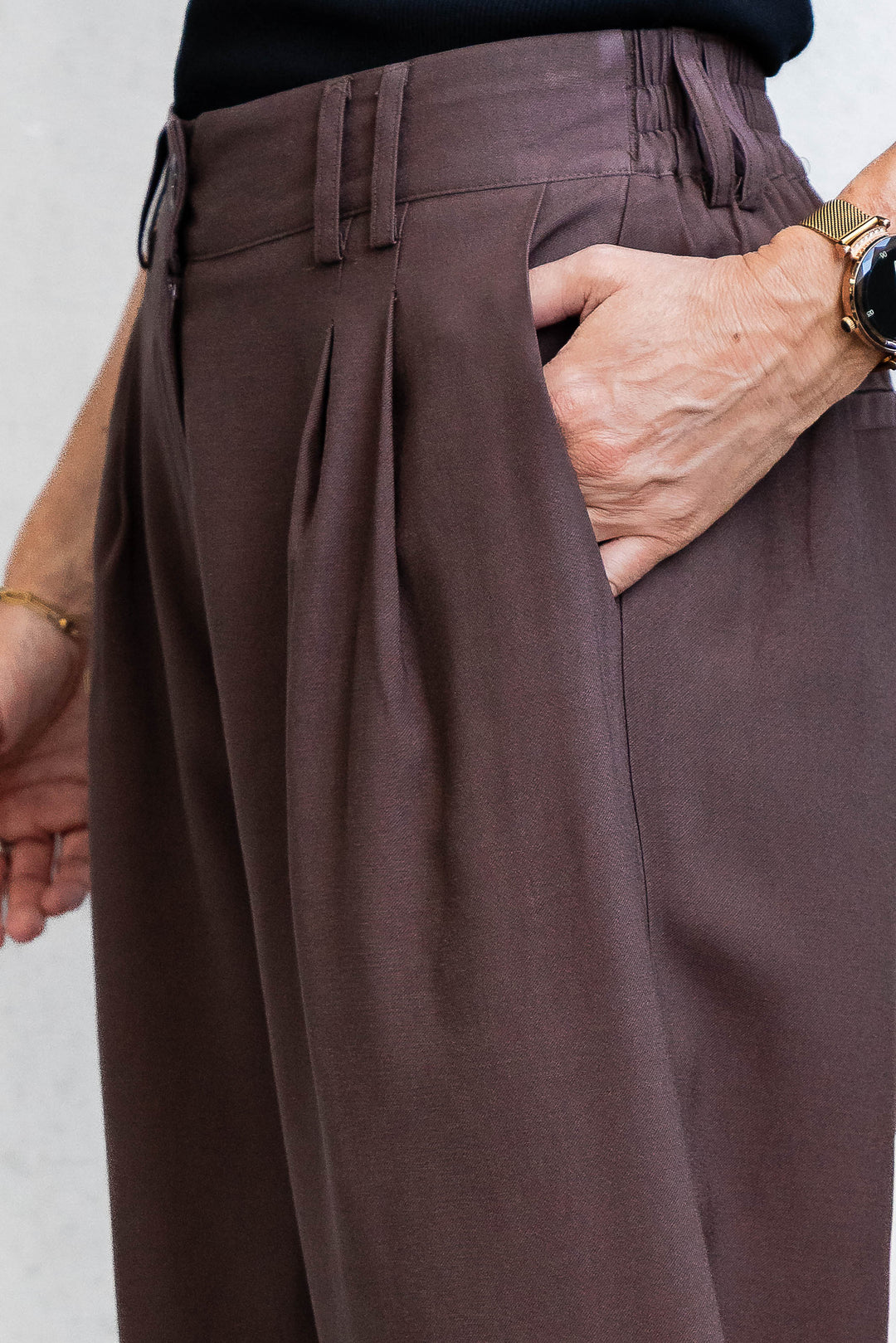 Eden Pant - Chocolate - Mabel and Woods